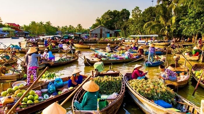 Ảnh đẹp Cần Thơ - hình ảnh người dân cần cù giữa miền sông nước