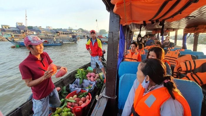 Ảnh đẹp Cần Thơ - nét đẹp đặc trưng của chợ nổi miền sông nước