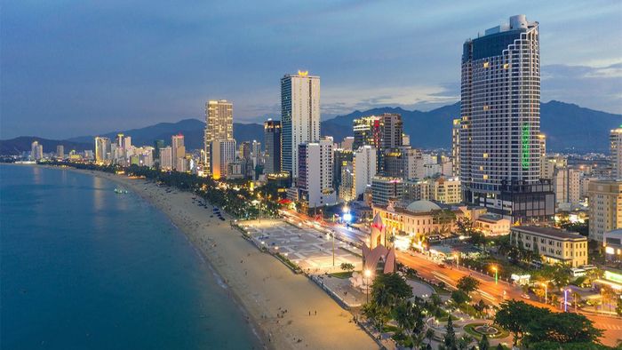 Ảnh đẹp Khánh Hòa ghi lại góc nhìn toàn cảnh ấn tượng từ trên cao.