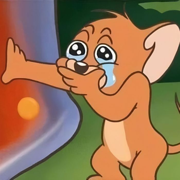 Ảnh meme khóc tuyệt vọng, đắm chìm trong nỗi buồn.