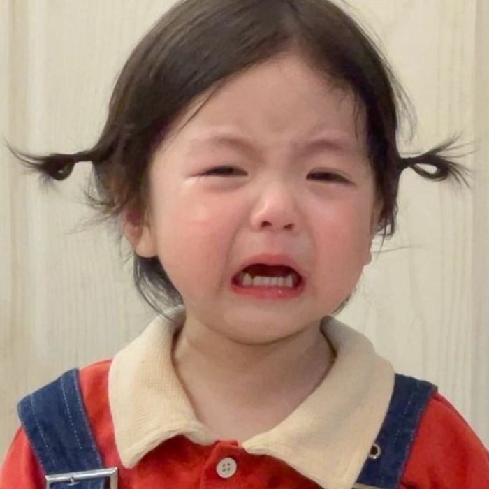Ảnh meme khóc gắt, đầy cảm xúc và cực kỳ mạnh mẽ.