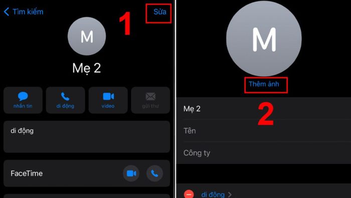Hướng dẫn thay đổi hình nền cho cuộc gọi đến trên iPhone ở bước 2