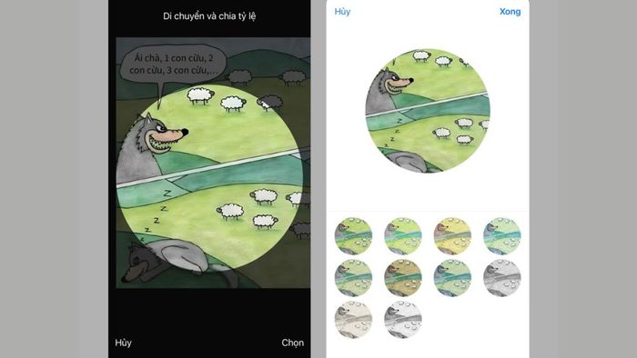 Cách thay đổi hình nền cuộc gọi đến iPhone ở bước 3