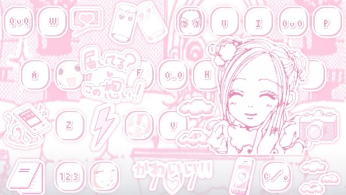 Hình nền bàn phím cute với phong cách mộc mạc, giản dị