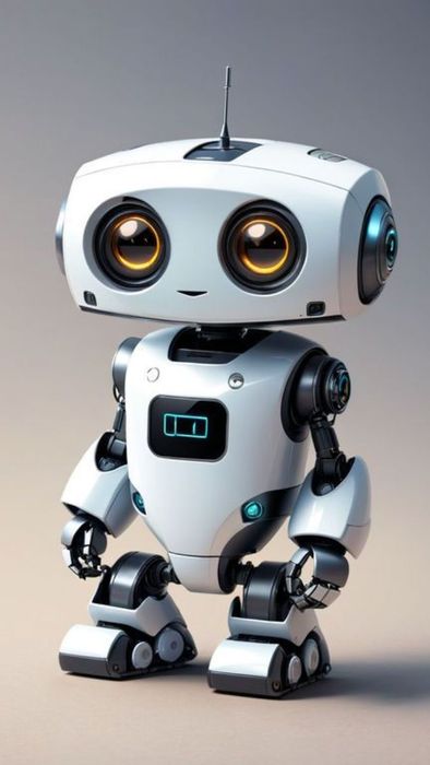 Hình nền robot với dáng vẻ oai phong