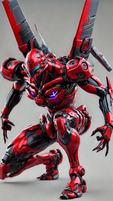 Hình nền robot tương lai đầy sáng tạo