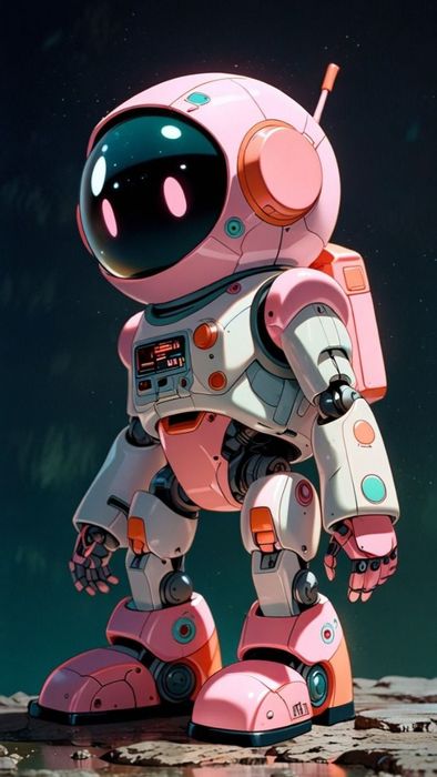 Hình nền robot với thiết kế mang đậm tính máy móc