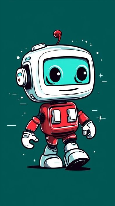 Hình nền robot với thiết kế sáng tạo