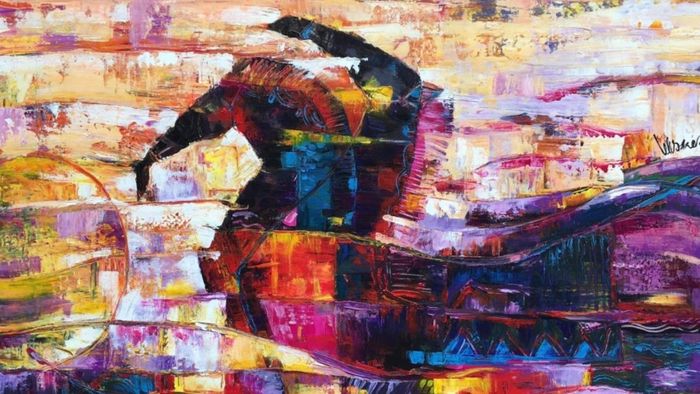 Tranh trừu tượng là hình thức nghệ thuật biểu đạt cảm xúc