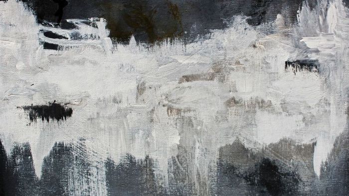 Tranh trừu tượng mang nhiều ý nghĩa sâu xa.