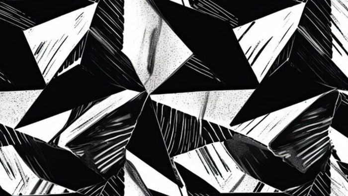 Tranh trừu tượng mang ý nghĩa biểu tượng sâu sắc.