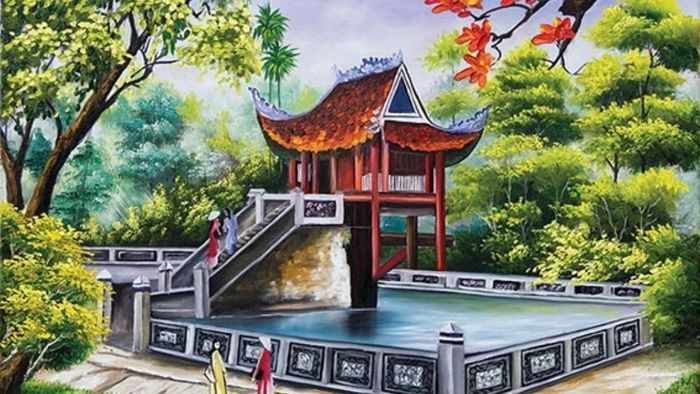 Tranh vẽ về Hà Nội mang cảm giác thân quen, gần gũi như chính hơi thở của thành phố.