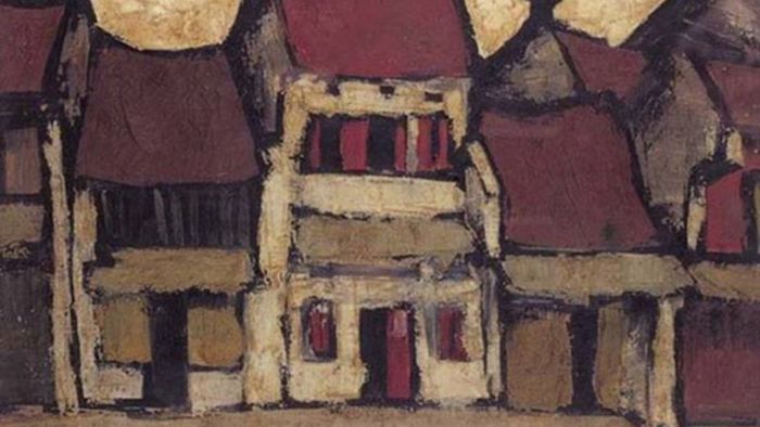 Tranh vẽ về Hà Nội với những thăng trầm, ghi lại dấu ấn của thời gian và lịch sử.