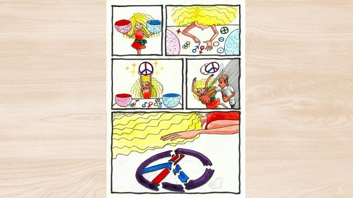 Vẽ tranh bình đẳng giới công bằng, không thiên vị