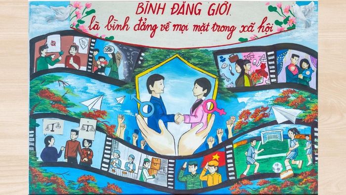Vẽ tranh bình đẳng giới với tự do và không gian sáng tạo