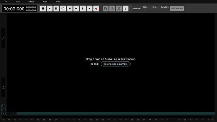 Công cụ chỉnh nhạc cụ trên Google - audiomass.com