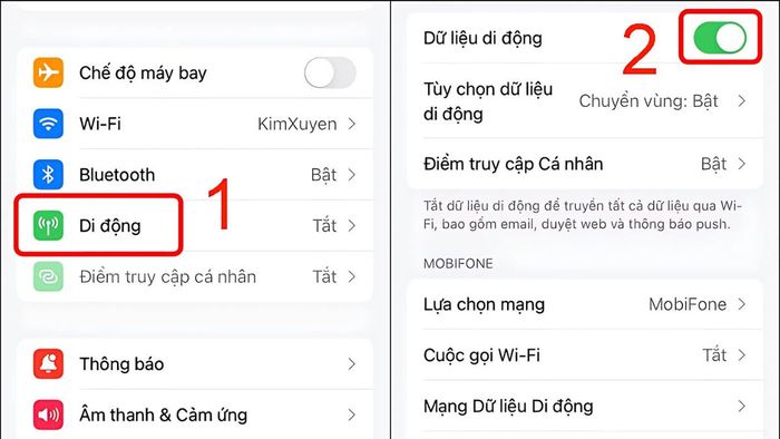 Chuyển vùng dữ liệu một cách bảo mật.