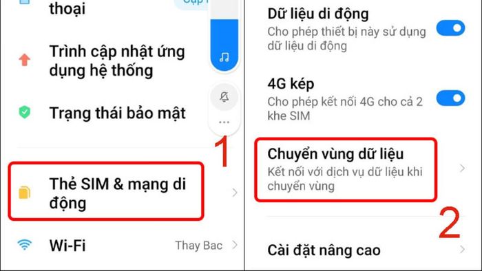 Chuyển vùng dữ liệu dễ dàng và tiện lợi.