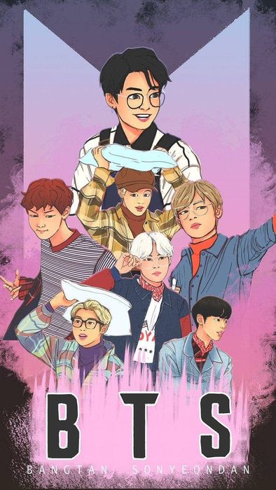 Hình nền BTS đẹp mê mẩn.