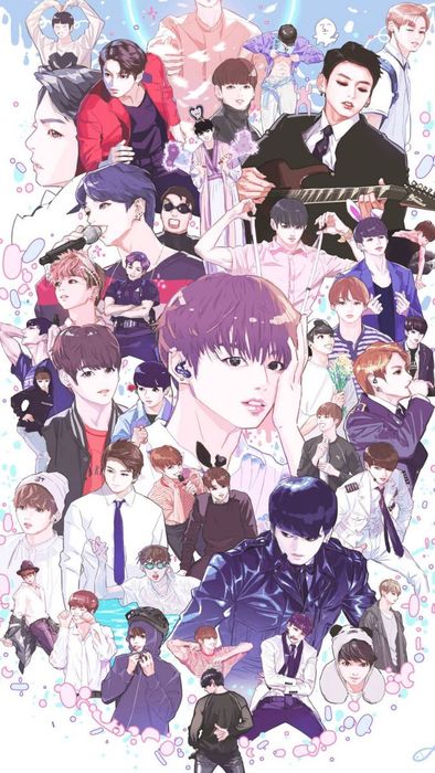 Hình nền BTS ngọt ngào và dễ thương.