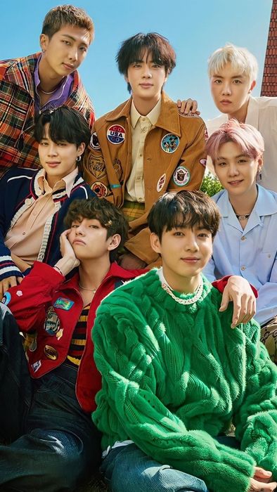 Hình nền BTS rực rỡ và nổi bật.