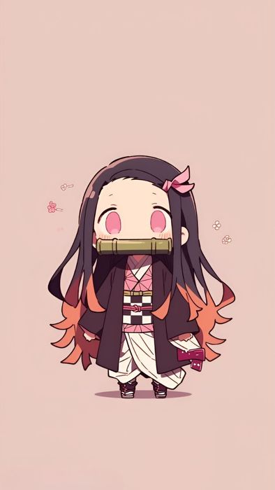 Hình nền Nezuko mơ màng và đầy huyền bí
