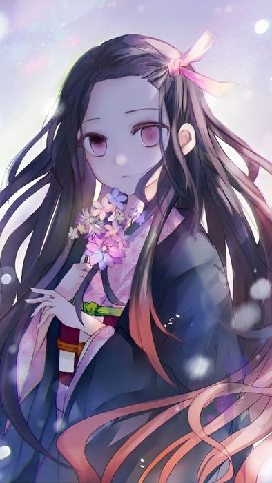 Hình nền Nezuko huyền bí và ma mị