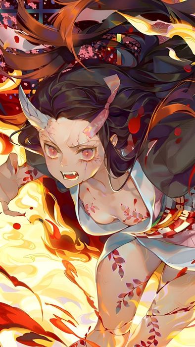 Hình nền Nezuko sống động, đầy sức sống và cuốn hút