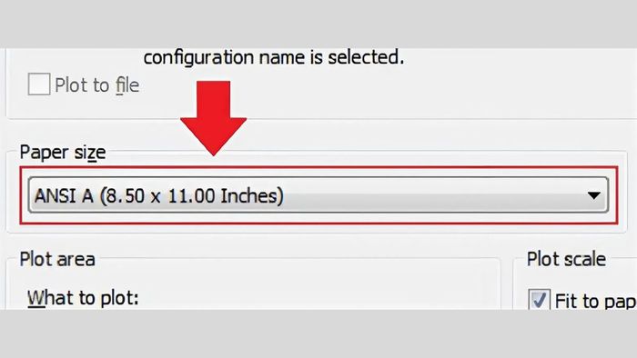 Hướng dẫn in kích thước A2 trong AutoCAD bước 4
