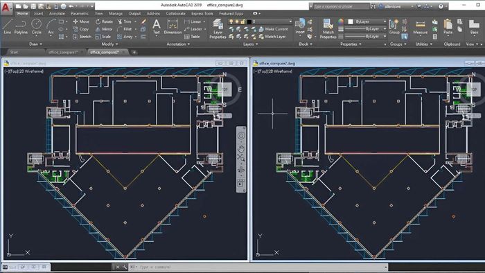 Hướng dẫn in kích thước A2 trong AutoCAD bước 1