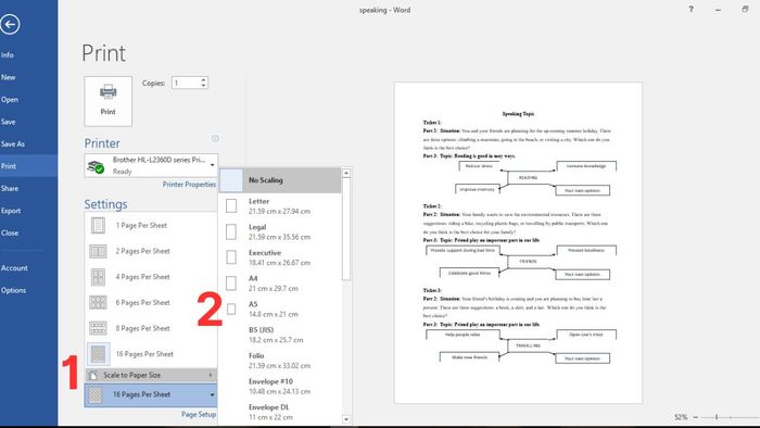 Hướng dẫn chi tiết cách in kích thước A9 chính xác và dễ dàng nhất.