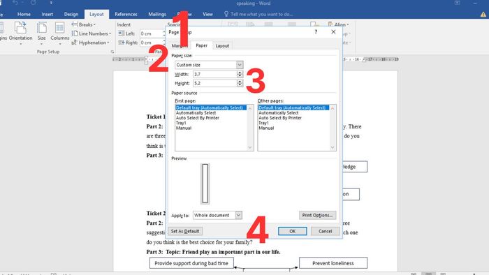 Cách chọn kích thước A9 trong Word 2007 rất dễ dàng