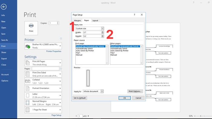 Cách in khổ A9 trong Word một cách đơn giản và hiệu quả.