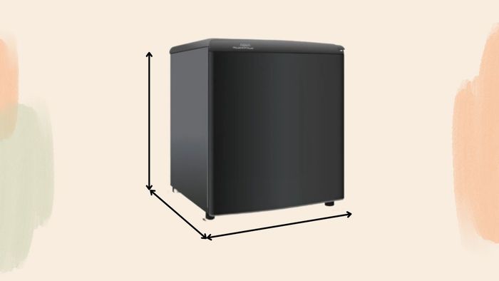 Kích thước của tủ lạnh mini