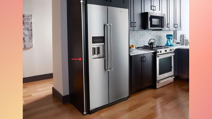 Cách đo kích thước tủ lạnh phù hợp khi đo chiều cao