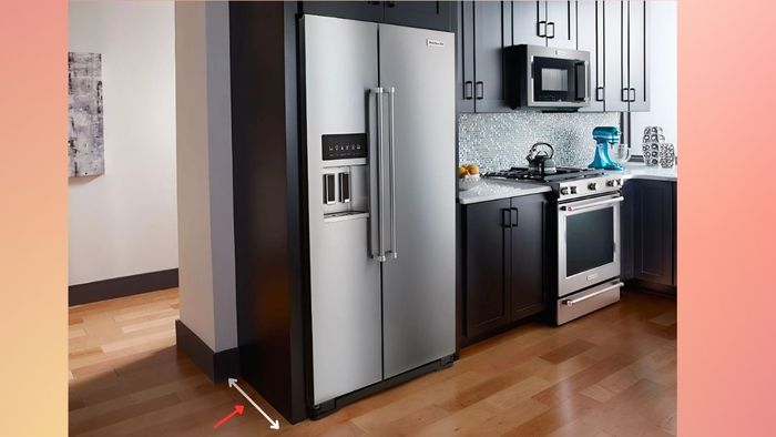 Cách đo kích thước tủ lạnh phù hợp khi đo chiều sâu