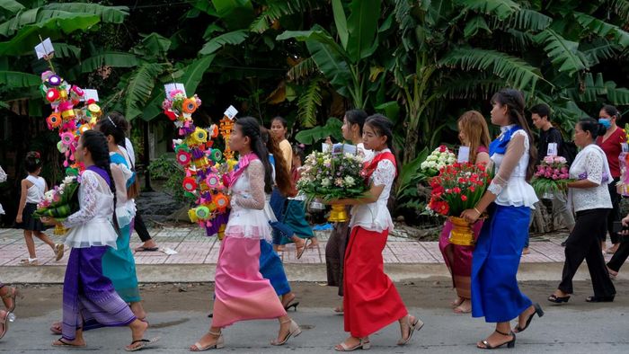 Lễ hội Dâng Bông tại tỉnh Sóc Trăng
