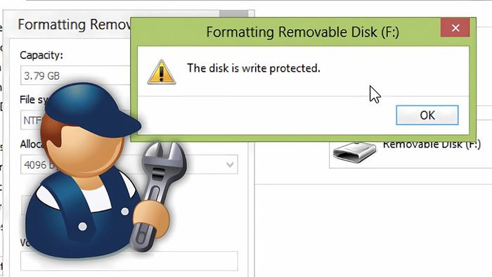 Lỗi The disk is write protected là gì?