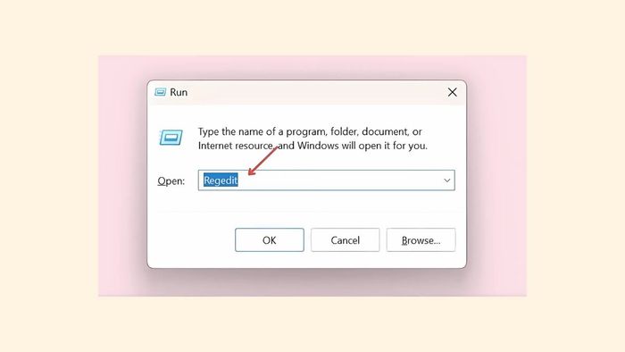 Can thiệp Registry khi gặp lỗi the disk is protected bước 1