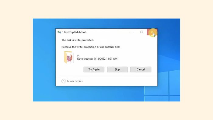 Những lý do dẫn đến lỗi The disk is write protected