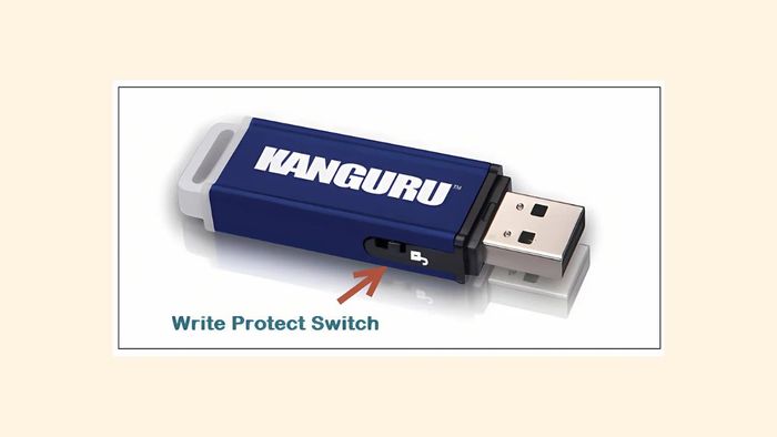 Phương pháp thứ hai để khắc phục lỗi The disk is write protected