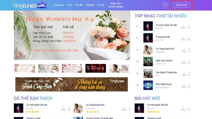 Tuyển chọn nhạc chờ Vinaphone cực hay