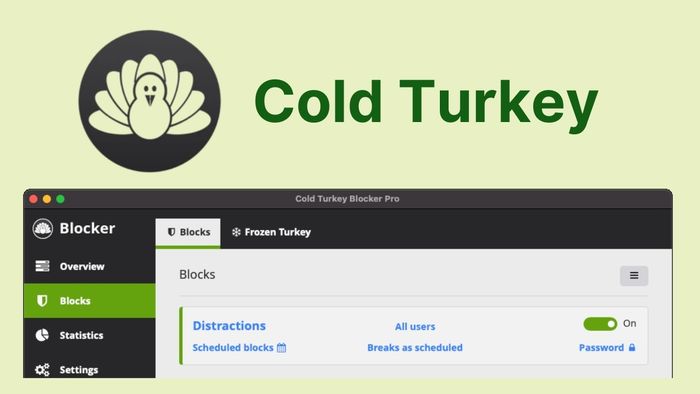 Ứng dụng dành cho trẻ em Cold Turkey
