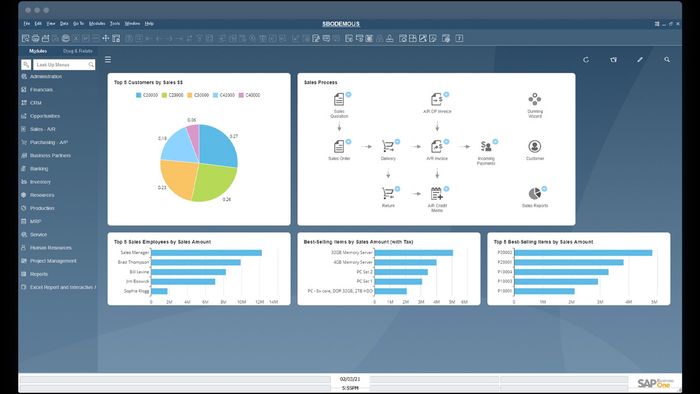 SAP hỗ trợ quản lý kho hàng hiệu quả