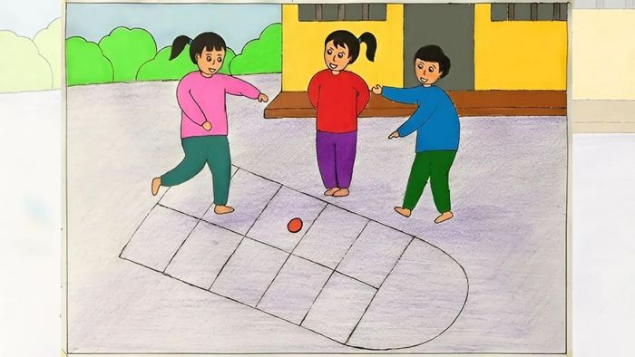 Vẽ tranh về tình bạn chân thật và trung thực.