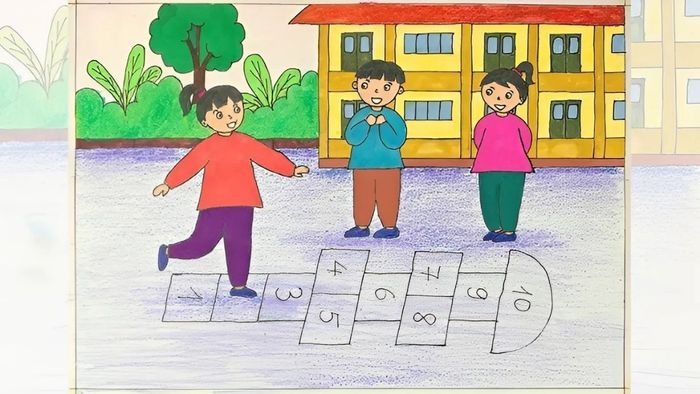 Vẽ tranh về tình bạn tuyệt vời và tràn đầy yêu thương.