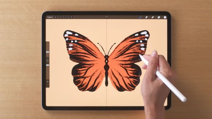 Ưu điểm vượt trội của chế độ vẽ đối xứng trong Procreate