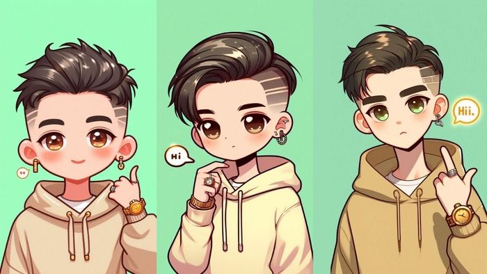 Vẽ chibi với những nét vẽ phá cách và độc đáo.