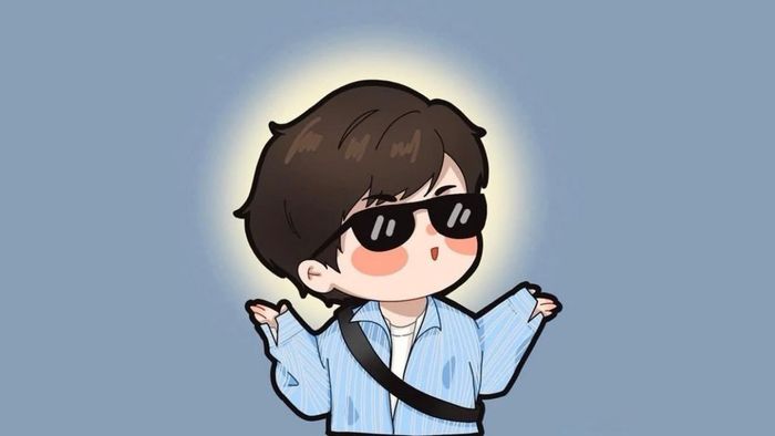 Vẽ chibi với sự hài hòa tuyệt vời giữa các yếu tố.