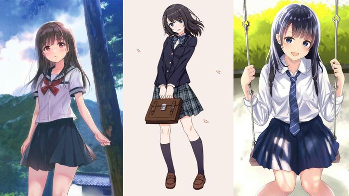 Vẽ trang phục anime độc đáo.